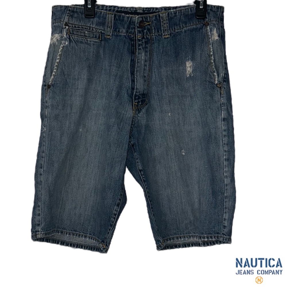 Vintage Men’s Nautical Jeans Shorts